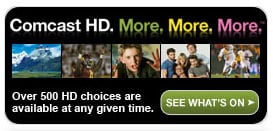Comcast 500 HD Choices