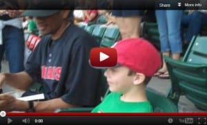 Junior Announcer at Indianapolis Indians Game