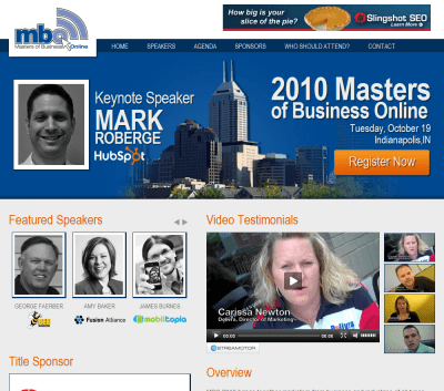 2010 Masters of Business Online