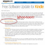 Free Software Update for Kindle