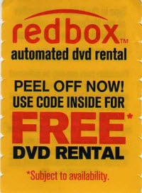 Redbox coupon