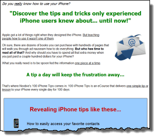 100 iPhone Tips