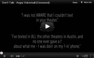 Don't Talk - Angry Voicemail (Censored)