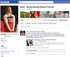 Glee - Becky Needs Some Friends