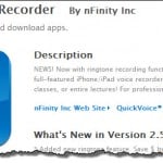 QuickVoice Recorder iPad app