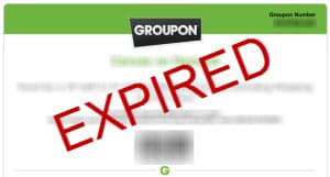 Expired Groupon