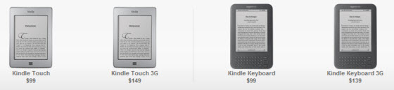 Kindle Touch / Kindle Keyboard