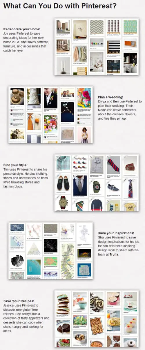 What can you do with Pinterest?