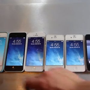 iPhone Speed Comparison Test