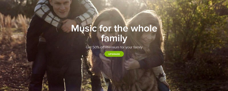 how much is spotify family