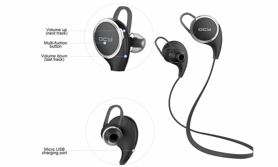 QY8 Wireless Bluetooth Headphones - Functions