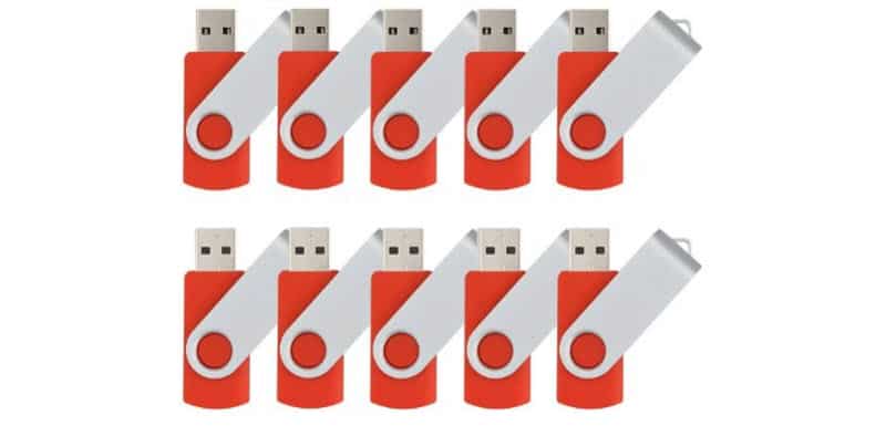 ABAZAR 10-pack 16 GB USB sticks
