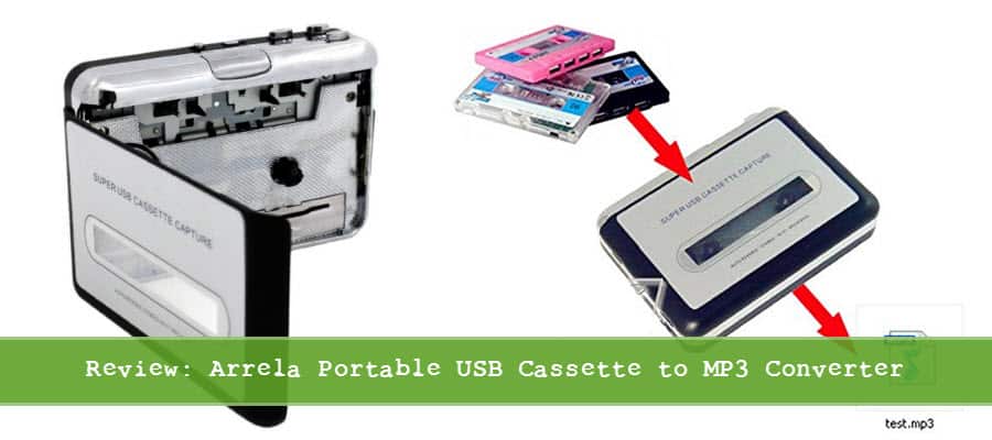 Arrela Portable USB Cassette to MP3 Converter