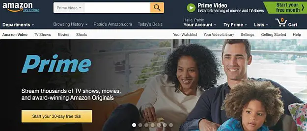 Amazon Prime Instant Video | Awesome Video Streaming Alternatives to Netflix | amazon prime