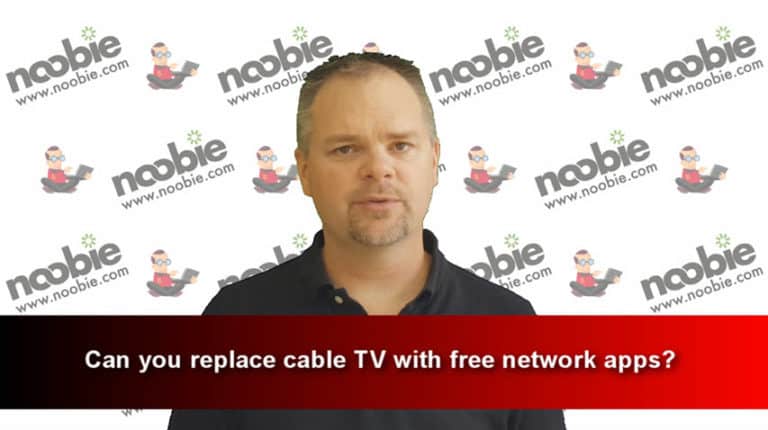 Can you replace cable TV with free network apps?
