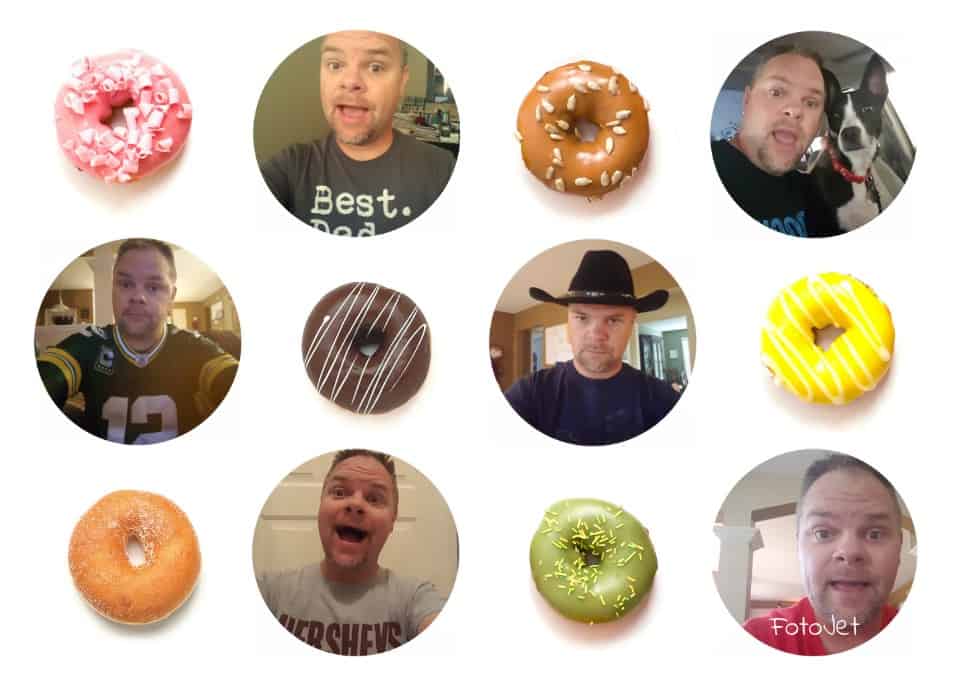 Donuts collage