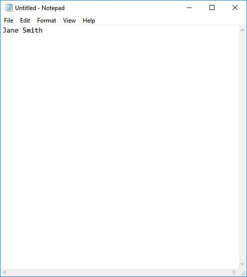 Notepad name | How to Save a Document in Notepad