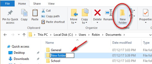 File Folder | Windows File Explorer – Search, Create Folders, Move and Rename Files