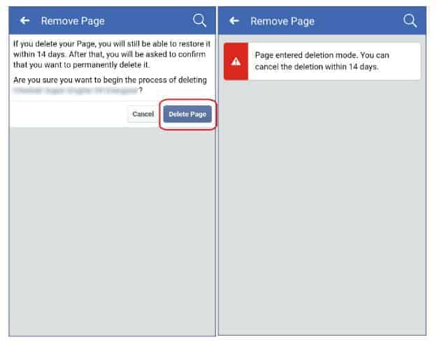 Deleting Facebook Page On Your Android Phone/Tablet | How To Delete Facebook Page | how to delete facebook page on mobile