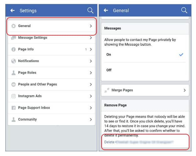 Deleting Facebook Page On Your Android Phone/Tablet | How To Delete Facebook Page