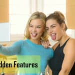 Buddies taking selfie on a tablet making goofy funny faces laughing | Open Snapchat And Unlock These Hidden Features | Featured