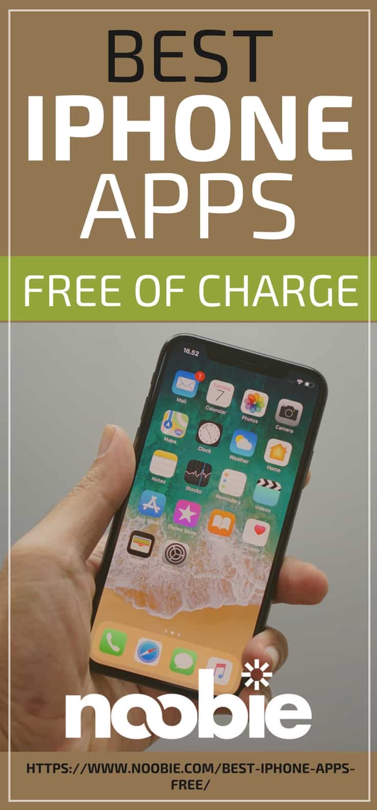 Best iPhone Apps Free Of Charge | top iphone apps | must-have iphone apps | https://noobie.com/best-iphone-apps-free/