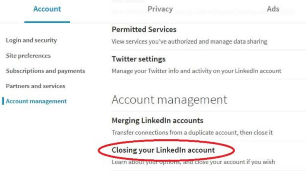 Step 5 | How To Delete LinkedIn Account In Just A Few Easy Steps | how to delete linkedin account | how to close your linkedin account