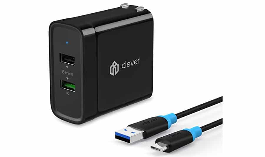 iClever Quick Charge 3.0 Dual USB Wall Charger