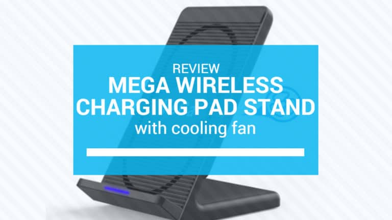 MeGa Wireless Charging Pad Stand with Cooling Fan