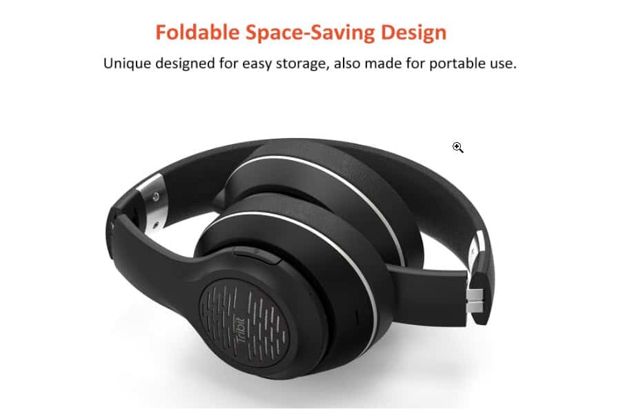 Tribit XFree Tune Headphones - Foldable Design