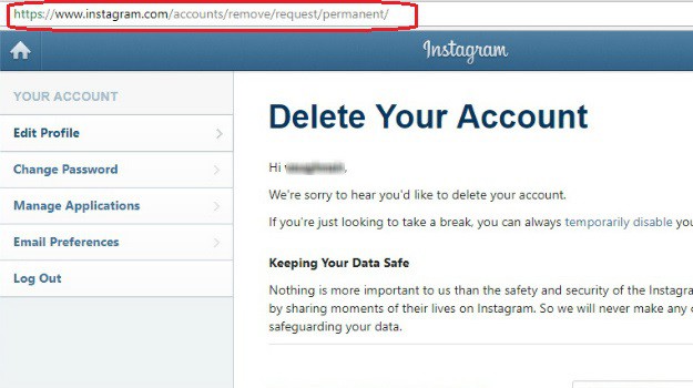 Enter a Link on Your Internet Browser | How To Delete An Instagram Account | Noobie | delete your account | Instagram account disabled | how to deactivate Instagram account permanently