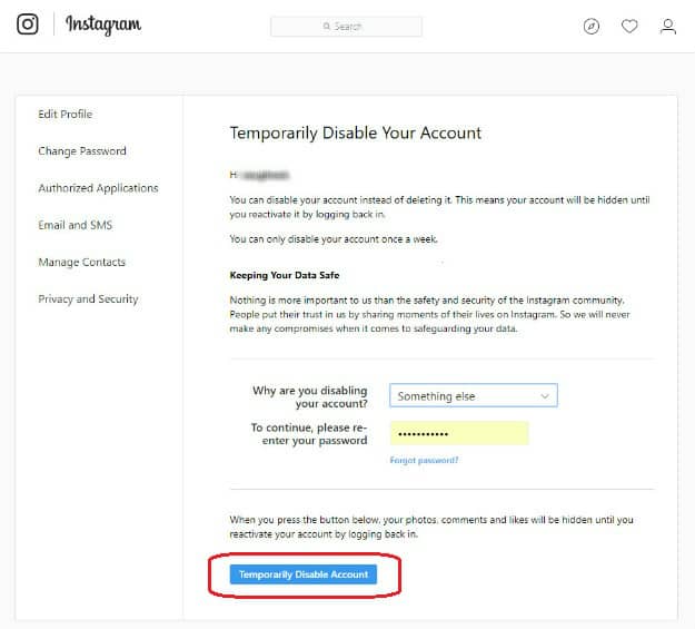 Temporarily Disable Your Account | How To Delete An Instagram Account | Noobie | delete your account | Instagram account disabled | how to deactivate Instagram account permanently