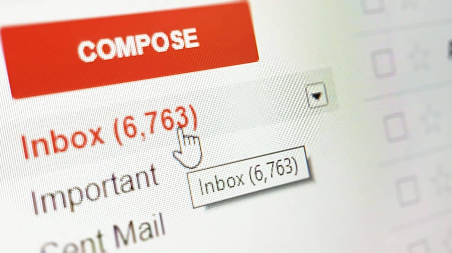 gmail inbox with unread emails | Up Your Productivity With These Gmail Hacks | gmail hacks | gmail | Featured