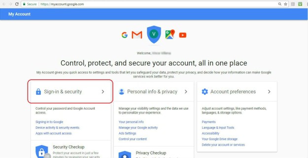 Open My Account | Gmail: How To Change Your Password | change gmail password on android
