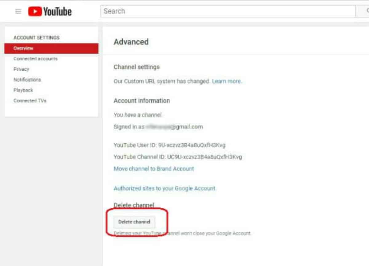 Choose Delete Channel | How To Delete A YouTube Account In Steps | how to delete a Youtube account | delete your youtube account