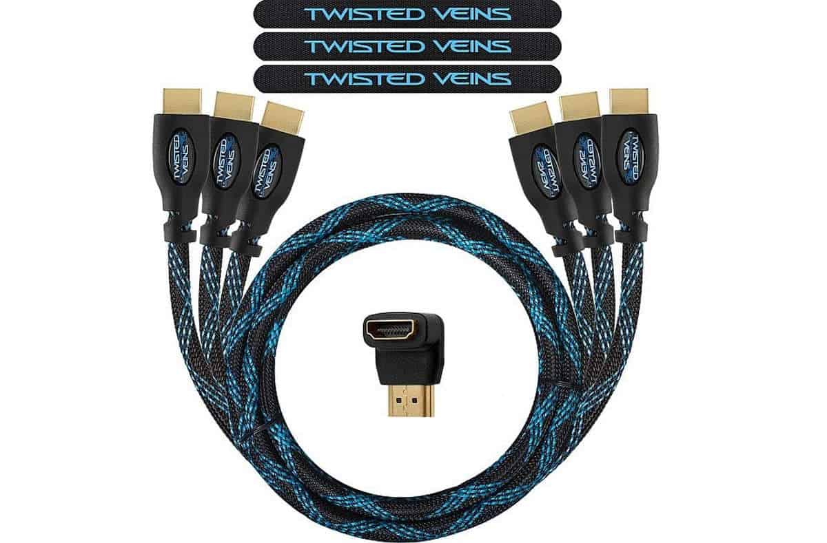Twisted Veins HDMI Cable | Candidates For The Best HDMI Cable on Amazon | amazon basics hdmi cable