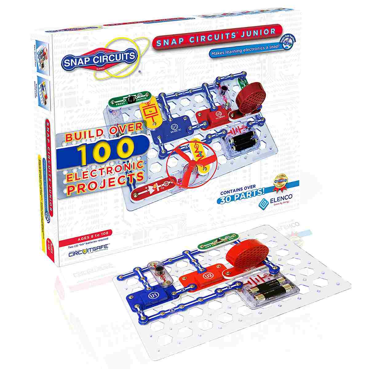Snap Circuits Jr. SC-100 Electronics Exploration Kit | Best STEM Toys For Kids