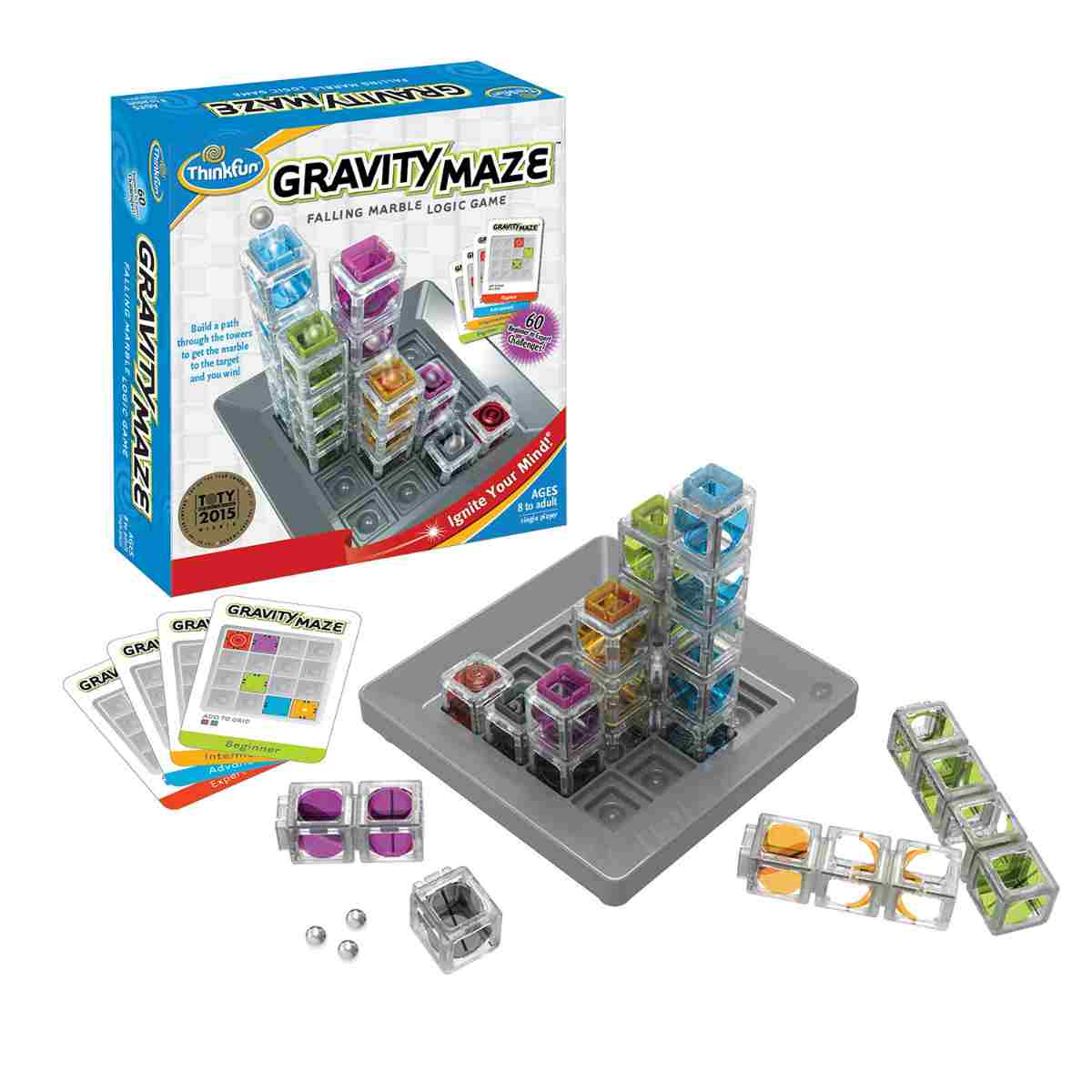 ThinkFun Gravity Maze Marble Run Logic Game | Best STEM Toys For Kids