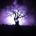 Scary Halloween tree