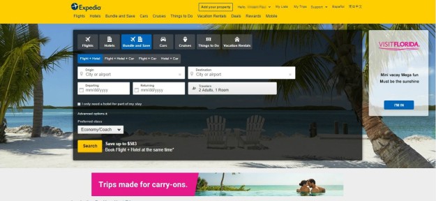 Search for Your Desired Trip on Expedia | How to Find and Use an Expedia Coupon