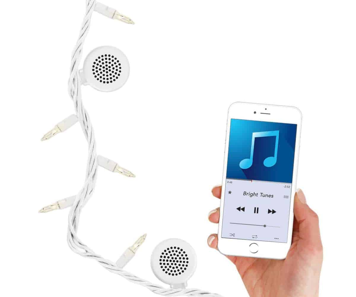 String Lights with Bluetooth Speakers | High Tech Christmas Decorations To Get Into the Festive Holiday Season