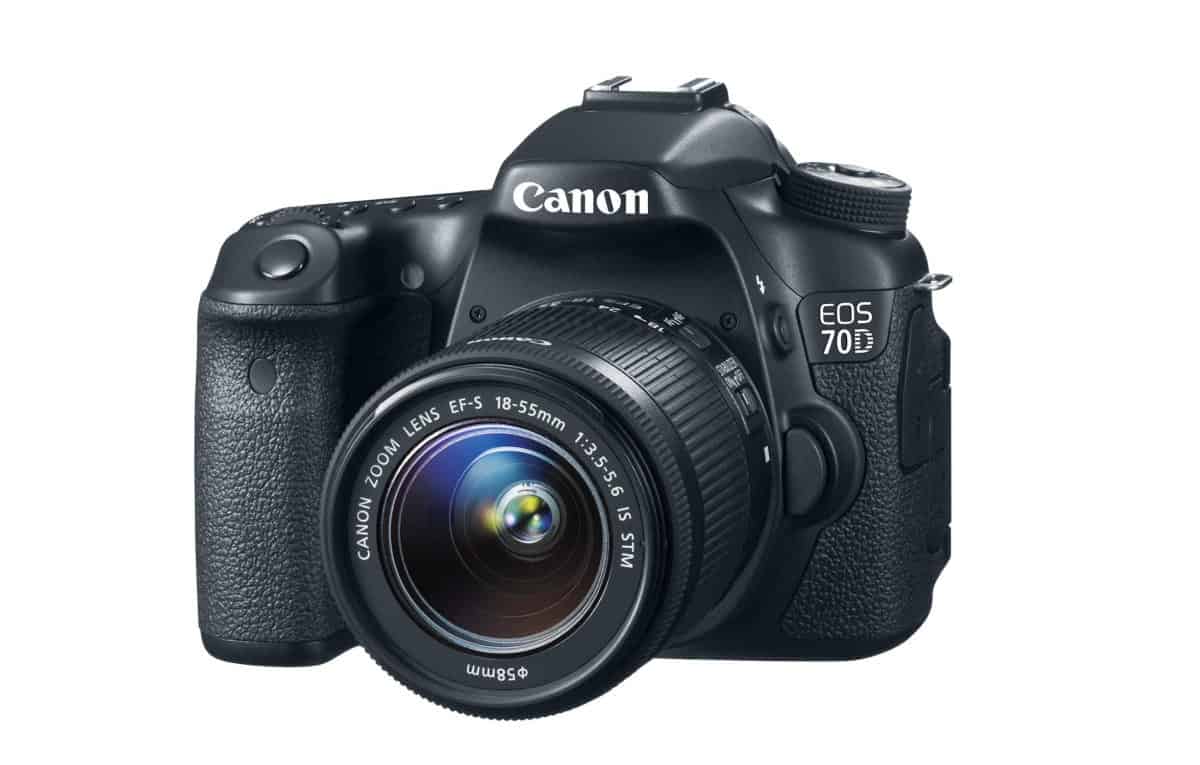 Canon EOS 70D Digital SLR Camera with 18-55mm STM Lens | Best Vlogging Cameras On Amazon | cheap vlogging camera | digital camera