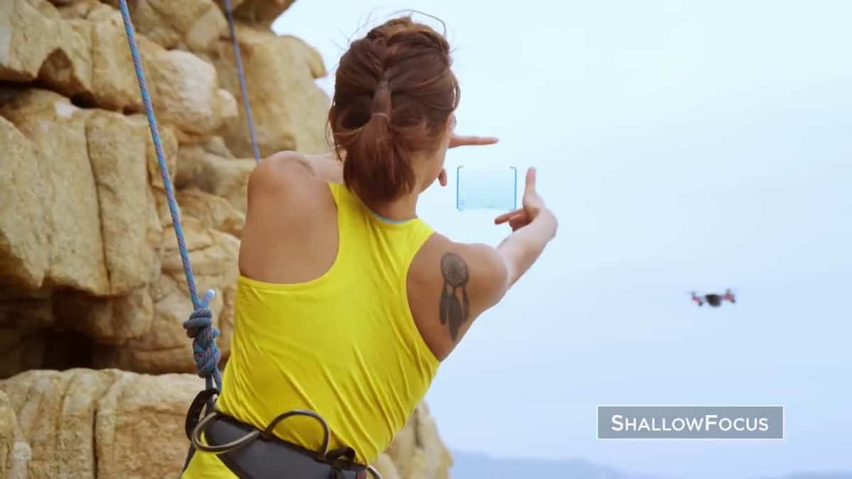 Rock climbing while taking selfie | The Benefits of Buying a DJI Spark | Dji Spark | 7 Most Popular Drone Reviews