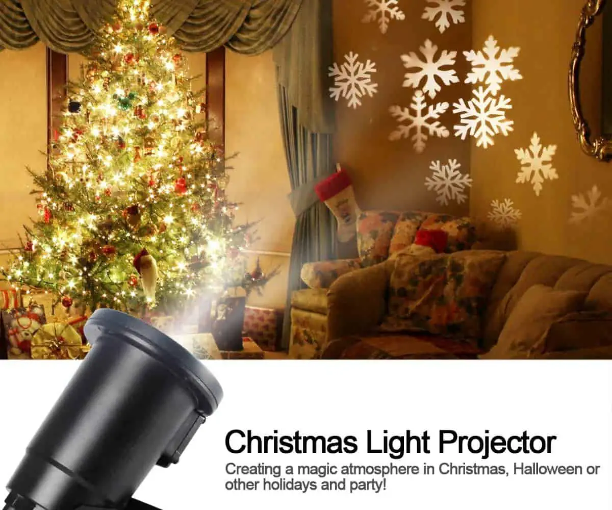 Indoor Snowflake Projector | High Tech Christmas Decorations To Get Into the Festive Holiday Season
