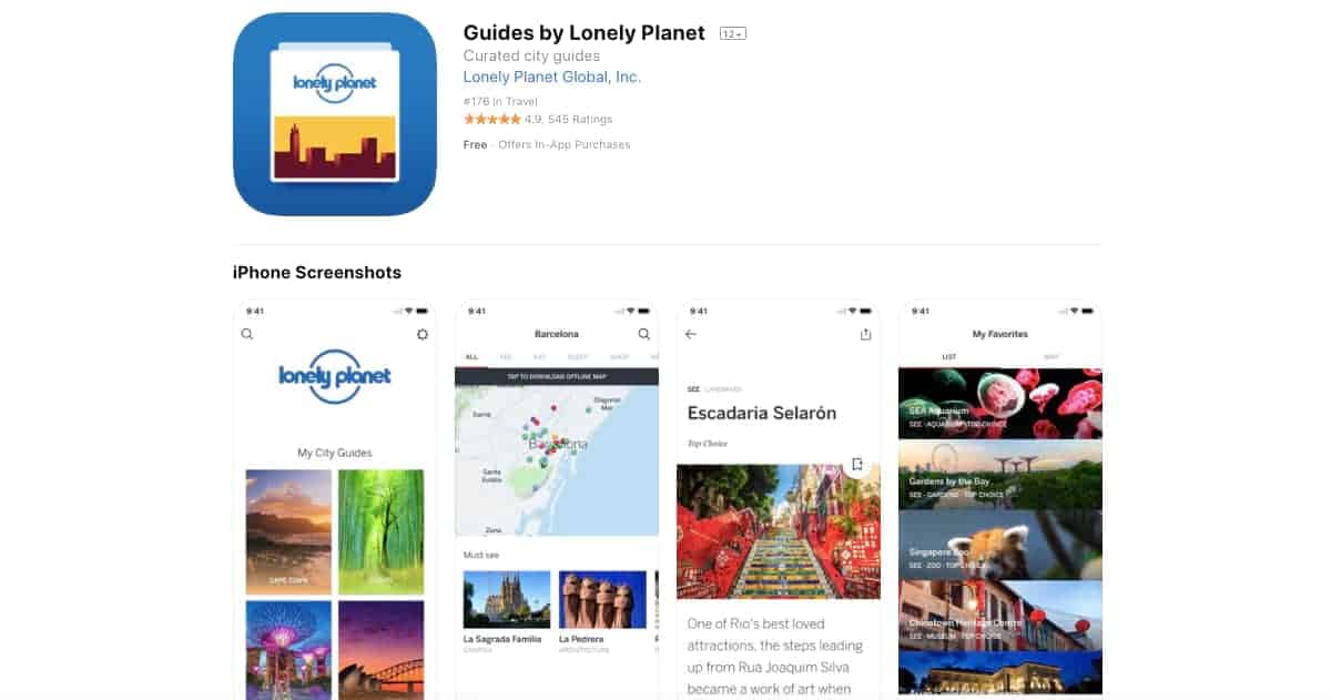 LonelyPlanet (iOS and Android) | Awesome Travel Apps That Can Help You Find the Best Vacation Spots
