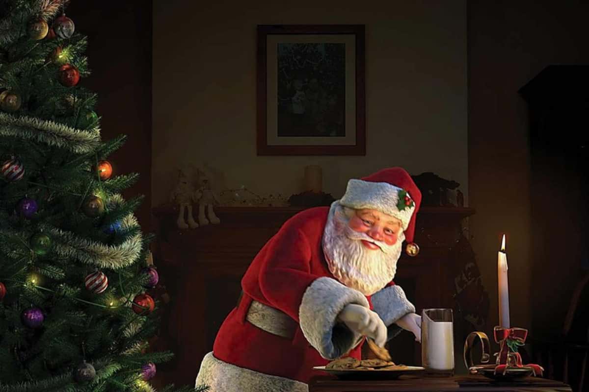 Santa sneaking | | High Tech Christmas Decorations To Get Into the Festive Holiday Season