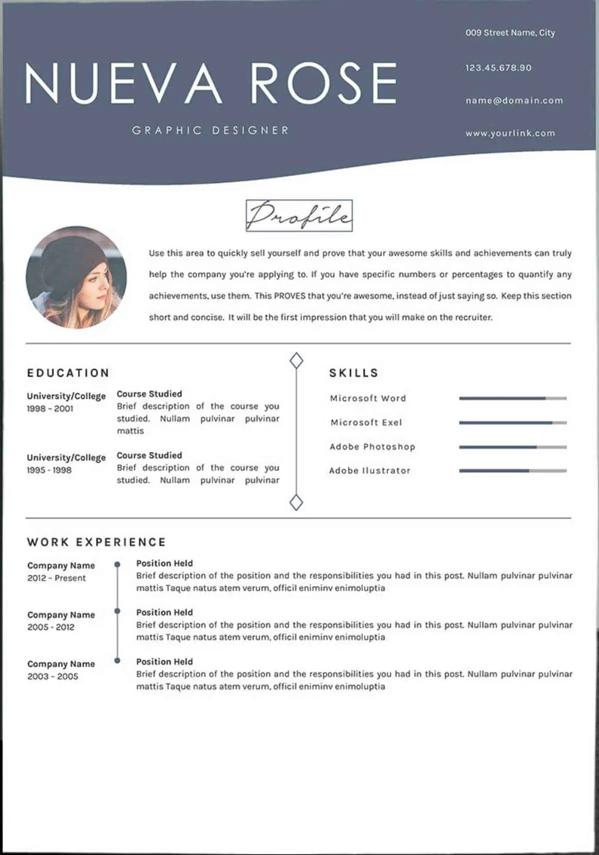 download free word doc resume templates