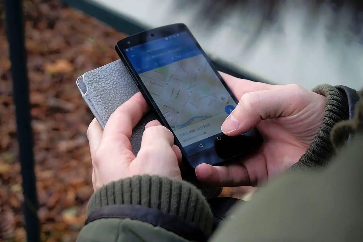 Smartphone showing map | Location Tracking On Smartphones: How Does It Work?