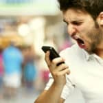 Feature | Angry young man shouting | Ways You Are Being Rude With Your Cell Phone | bad cell phone habits