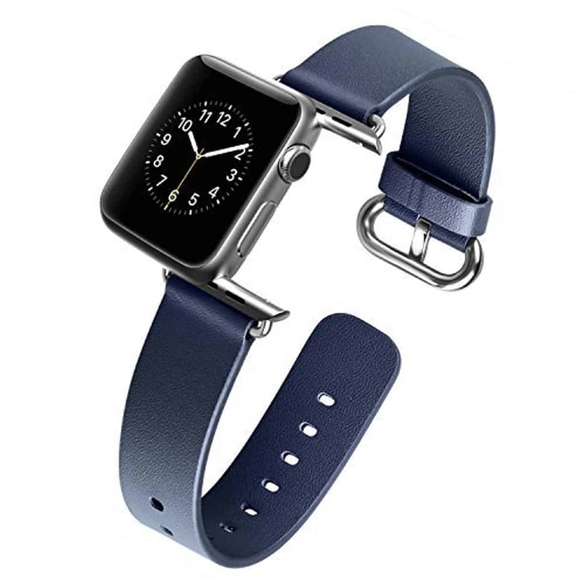 J&D Tech Leather Strap for Apple Watch | Apple Watch Accessories You Didn't Know You Needed